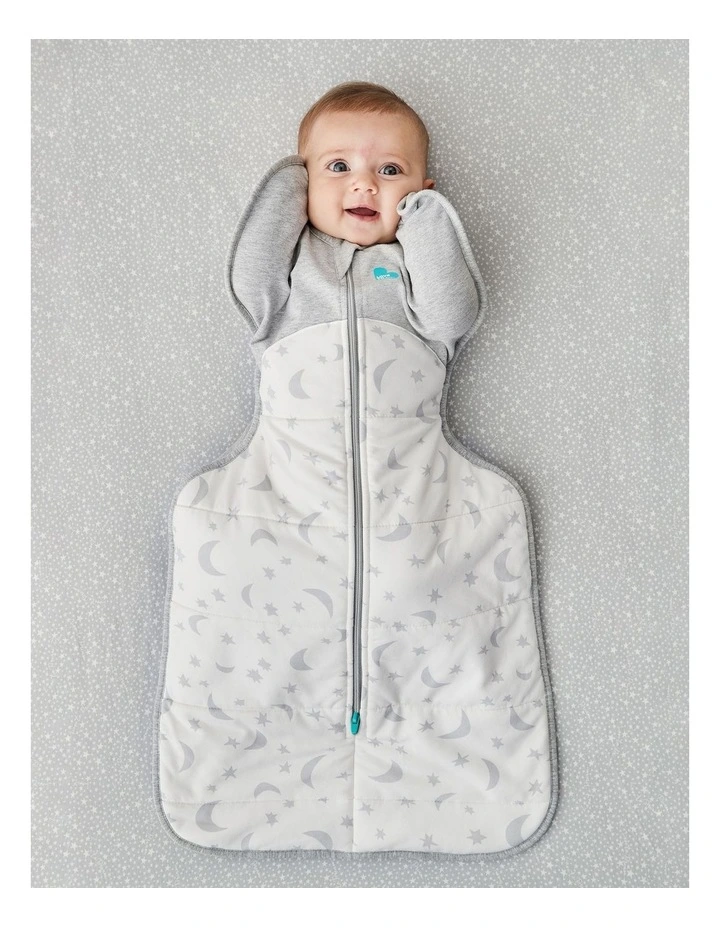 Swaddle Up 3.5T Quilted Stretch Cotton Moonlight White image 3