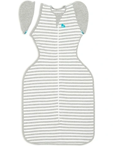 Stretch Cotton Stripe Transition Bag 1.0T in Grey