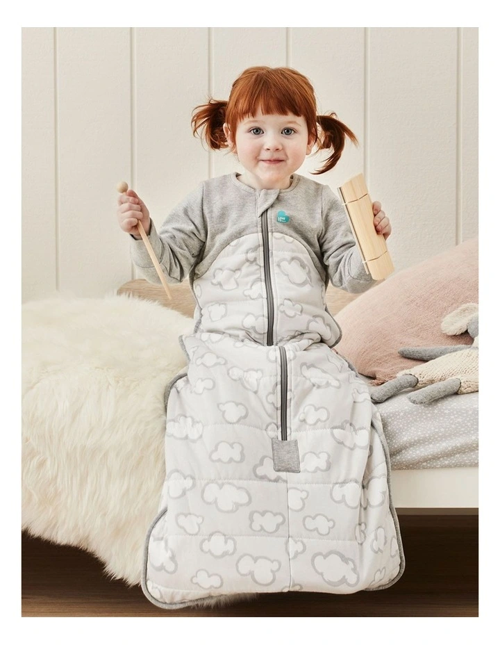 Sleep Bag 2.5T Quilted Stretch Cotton Daydream Grey image 2
