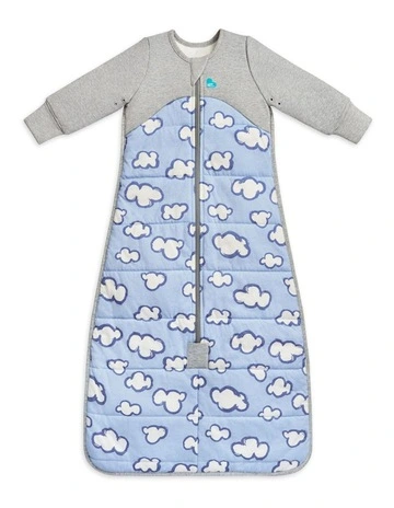 2.5T Quilted Stretch Cotton Daydream Sleep Bag in Dusty Blue