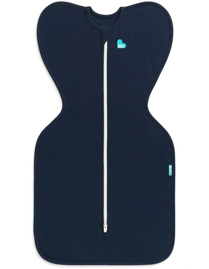 Stretch Cotton Up 1.0T Swaddle in Blue image 1