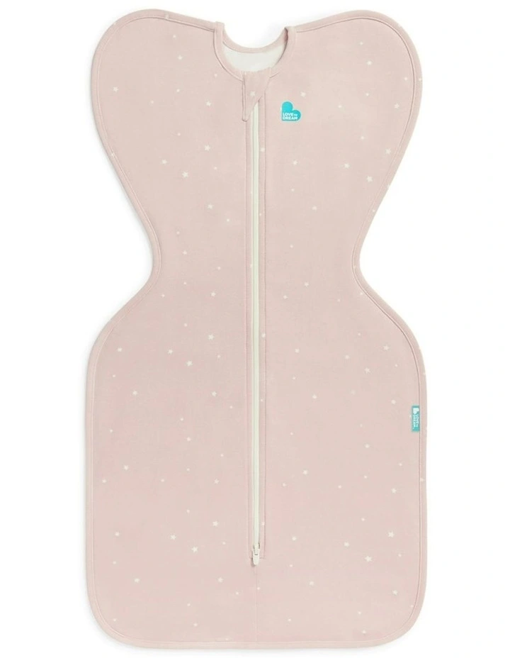 Stretch Cotton Twinkle Up 1.0T Swaddle in Pink image 1