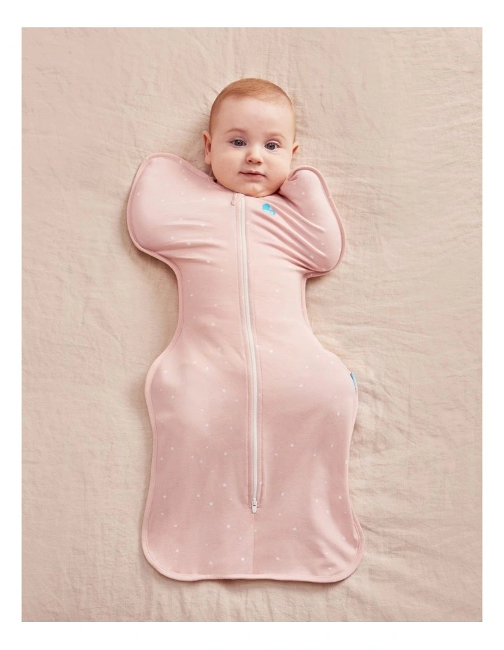Swaddle Up 1.0T Stretch Cotton Twinkle Powder Pink image 2