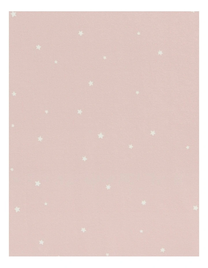Stretch Cotton Twinkle Up 1.0T Swaddle in Pink image 4