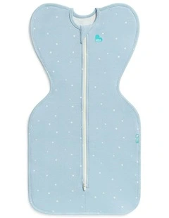 Stretch Cotton Twinkle Up 1.0T Swaddle in Blue
