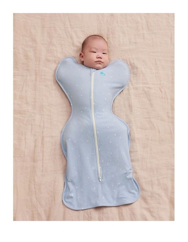Swaddle Up 1.0T Stretch Cotton Twinkle Powder in Blue image 2