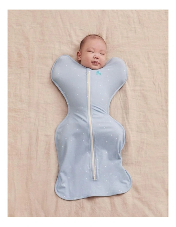 Swaddle Up 1.0T Stretch Cotton Twinkle Powder in Blue image 3