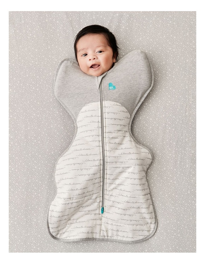 Swaddle Up 2.5T Quilted Stretch Cotton Dreamer in White image 3