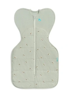 Swaddle Up 2.5T Quilted Stretch Cotton Bees in Olive