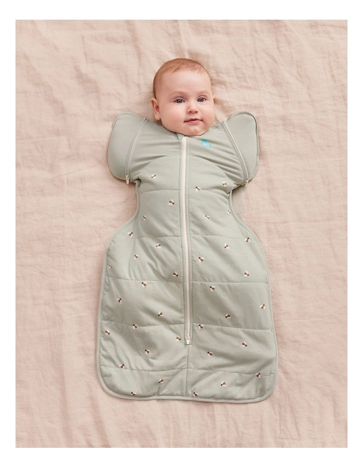 Transition Bag 2.5T Quilted Stretch Cotton Bees in Olive image 2