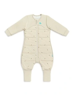 Sleep Suit 2.5T Quilted Stretch Cotton Bees in Oatmeal