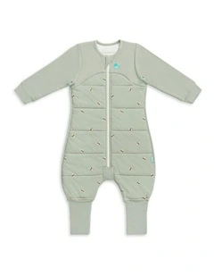 Sleep Suit 2.5T Quilted Stretch Cotton Bees in Olive