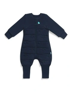 Sleep Suit 3.5T Quilted Stretch Cotton in Navy