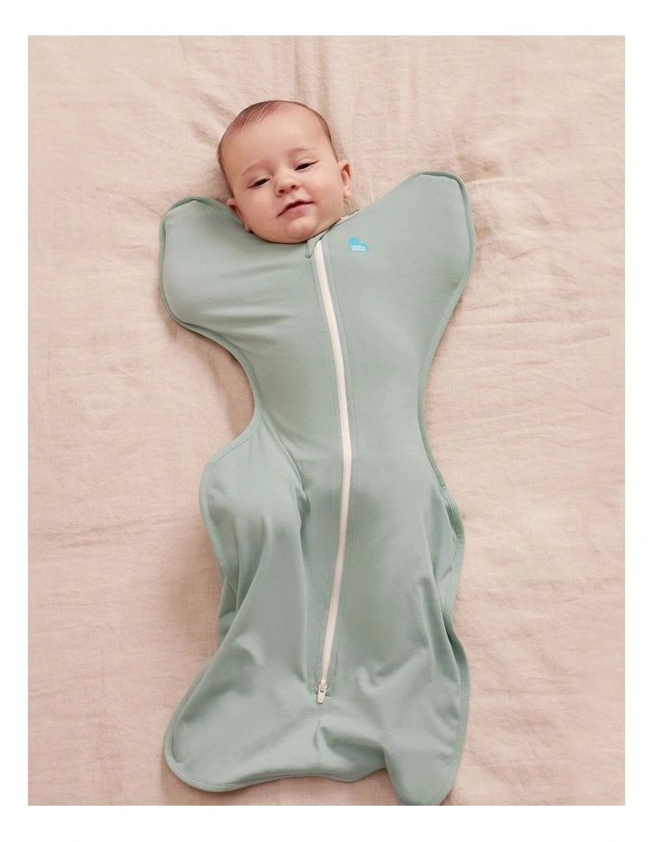 0.2T Stretch Cotton Swaddle Up in Olive image 2