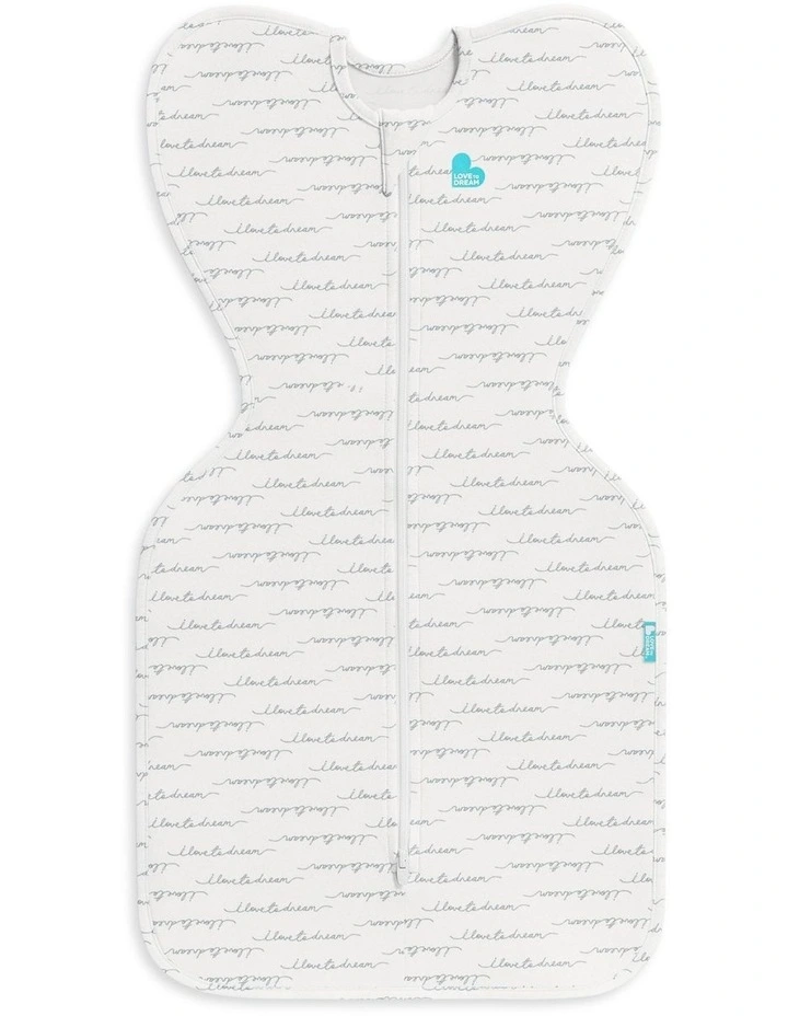 1.0T Stretch Cotton Dreamer Swaddle Up in White image 1