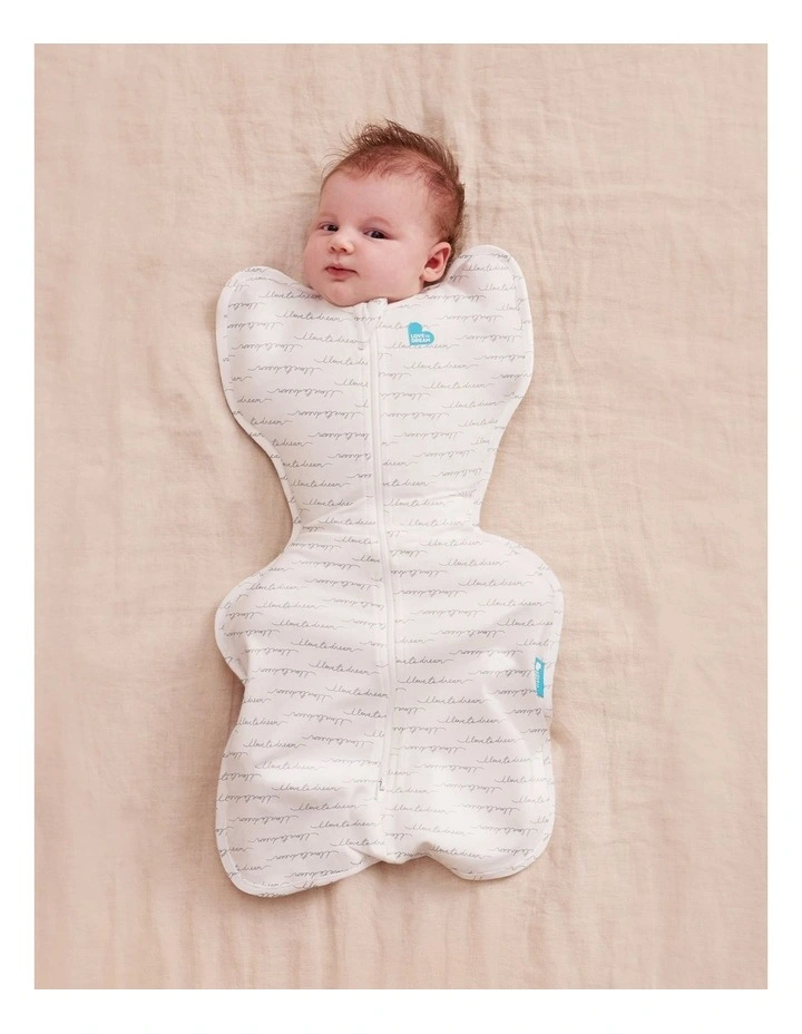 1.0T Stretch Cotton Dreamer Swaddle Up in White image 2