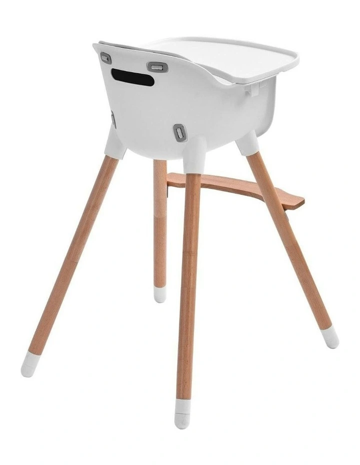 Amelia 2-in-1 Timber Highchair in Beige image 7