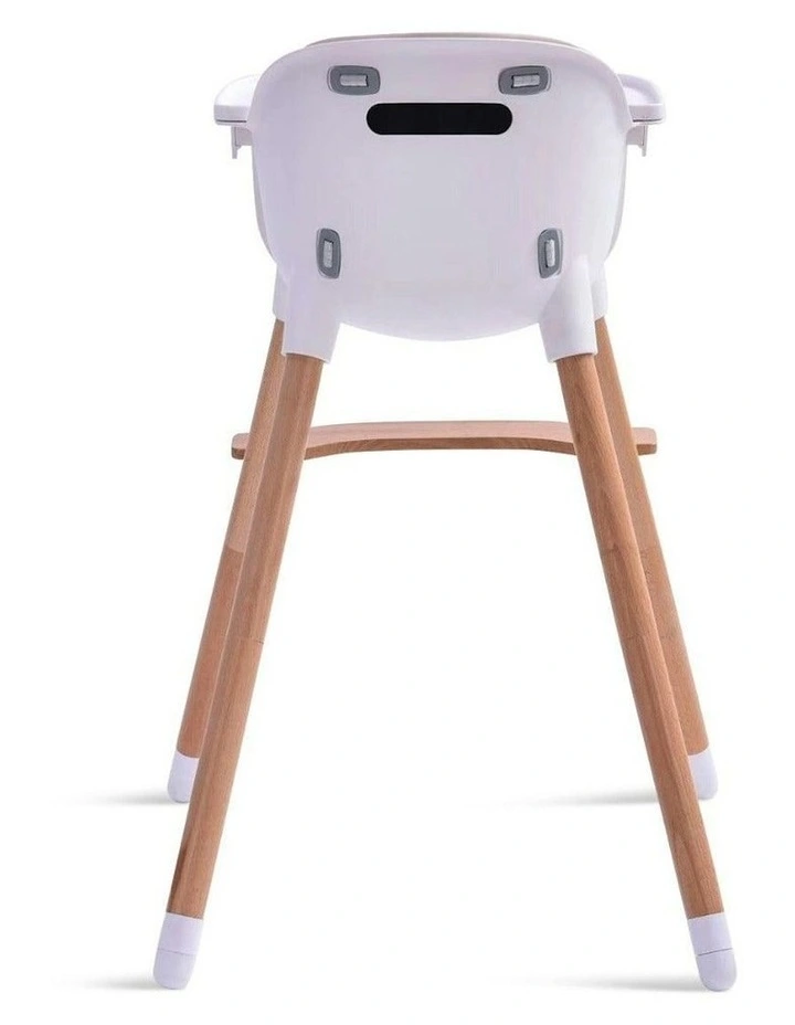 Amelia 2-in-1 Timber Highchair in Grey image 4