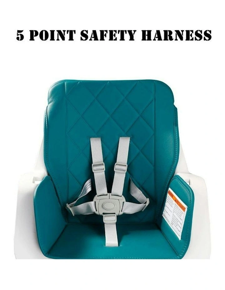 Ellie 2 in 1 Bar Stool Highchair in Aqua image 3