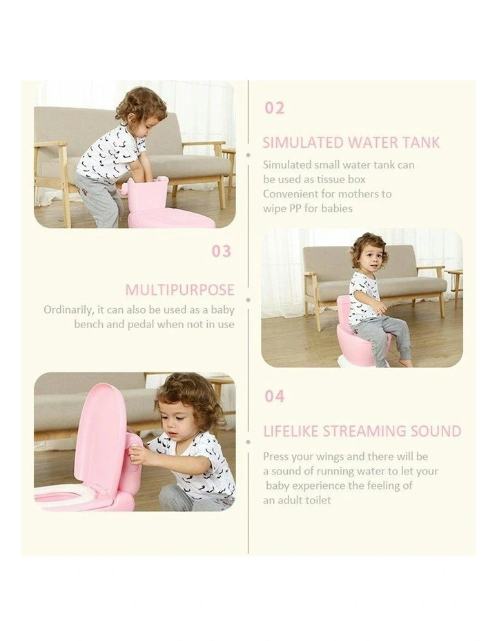My First Toilet Training Potty with Sound in Pink image 5