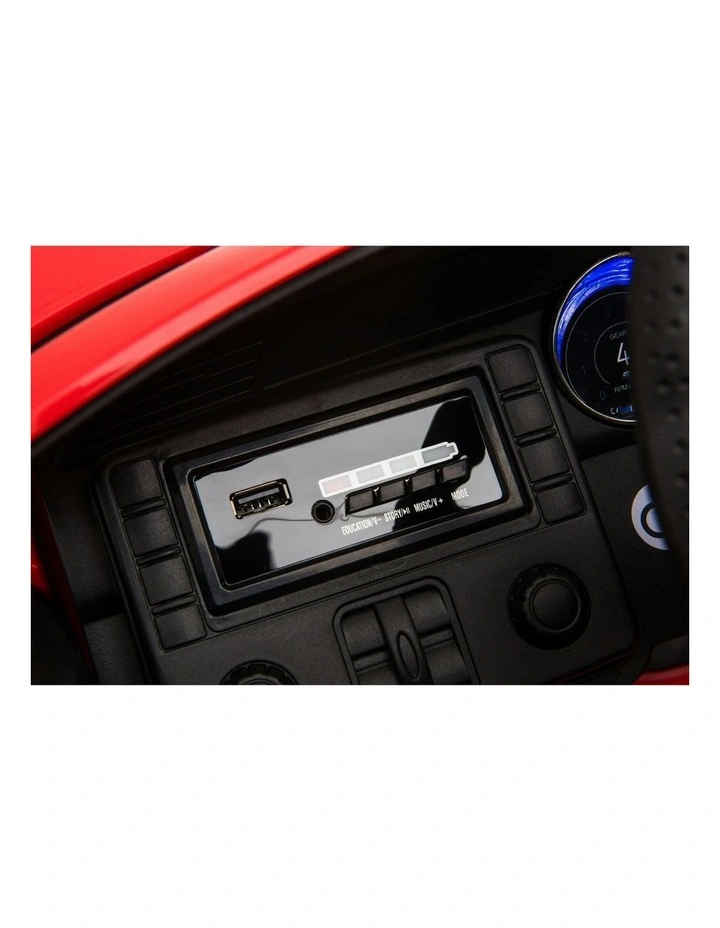 Licensed Red Ford Mustang Ride On Car image 2