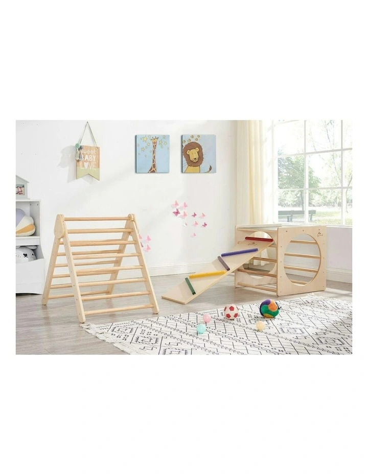 Lan Pikler Foldable Play Triangle in Beige image 4