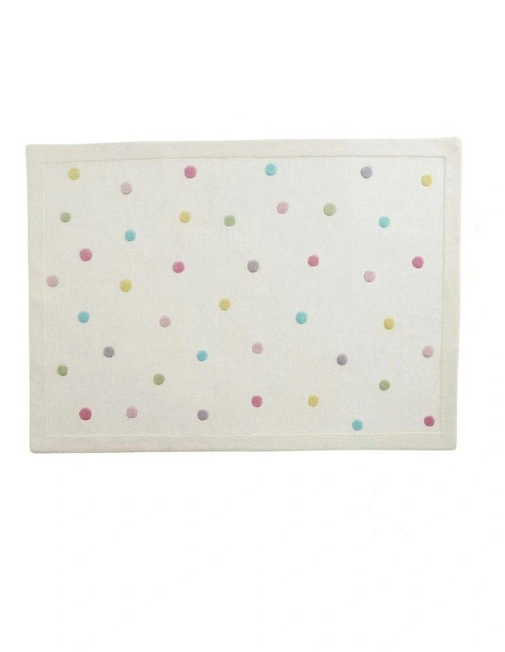 Pretty Dot Rug in Multi image 1