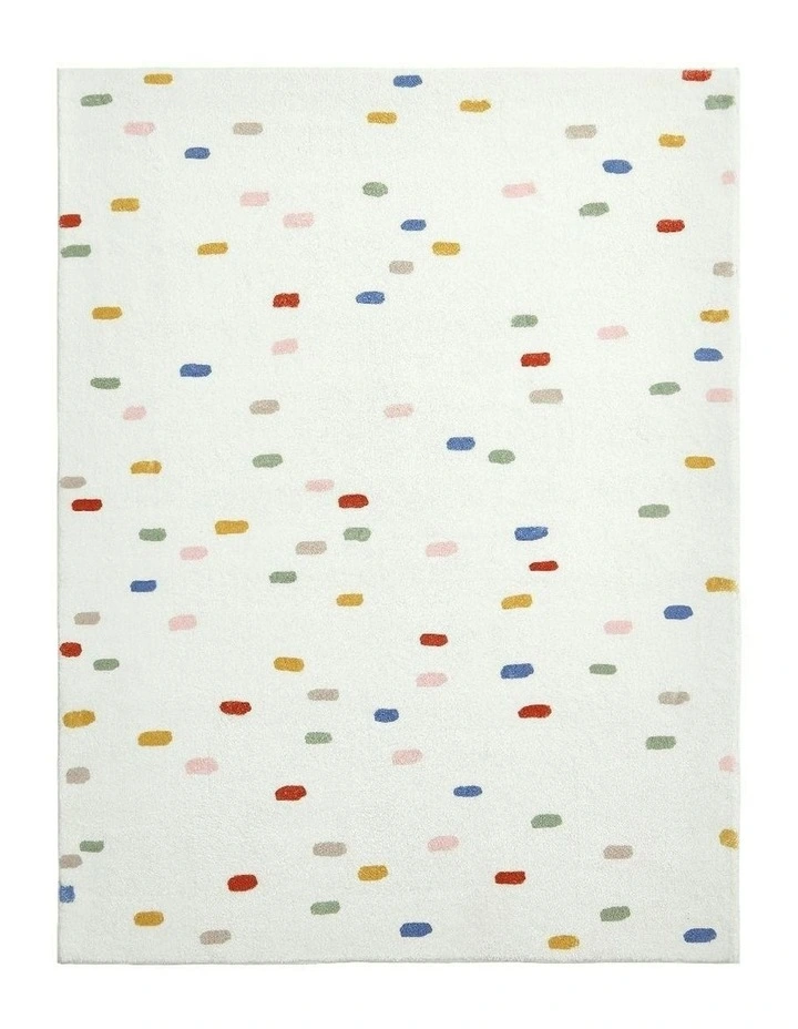 Pretty Dot Rug in Multi image 4