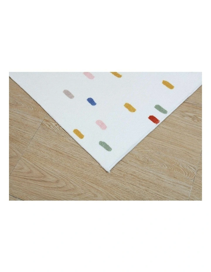 Pretty Dot Rug in Multi image 5