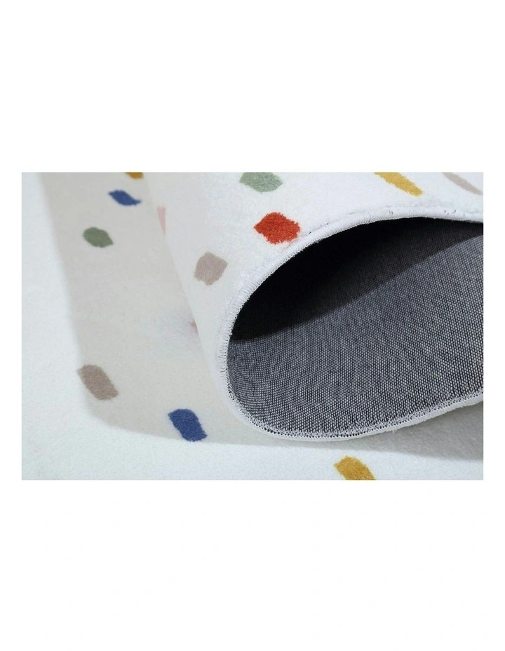 Pretty Dot Rug in Multi image 6