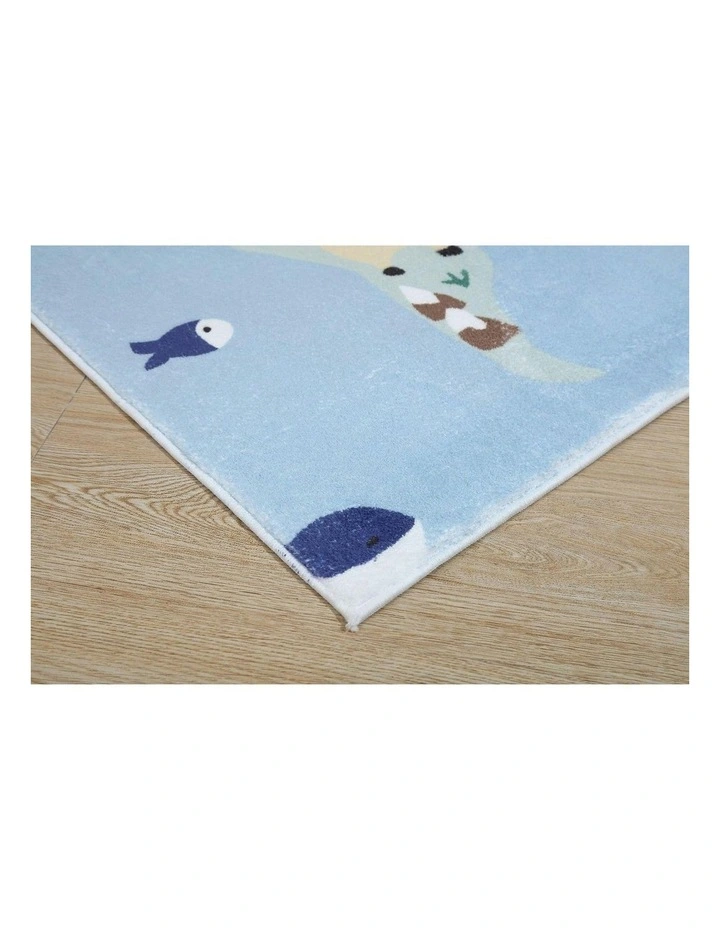 World Animal Map Rug in Multi image 5