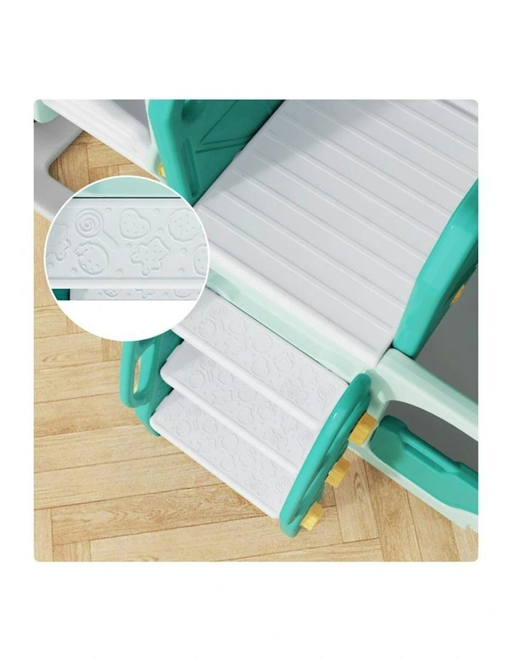 Lucas Baby Slider and Swing Play Center with Bus in Green image 2