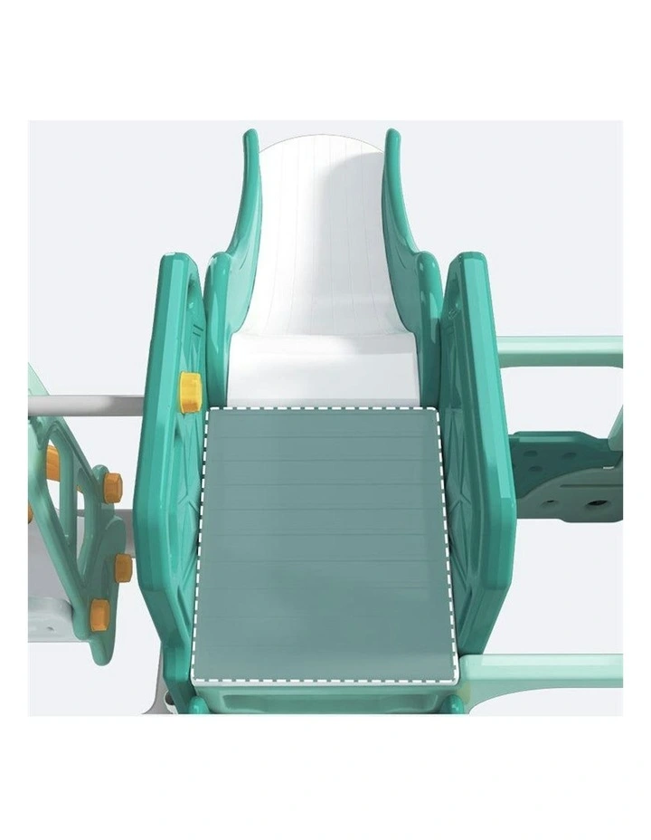 Lucas Baby Slider and Swing Play Center with Bus in Green image 3