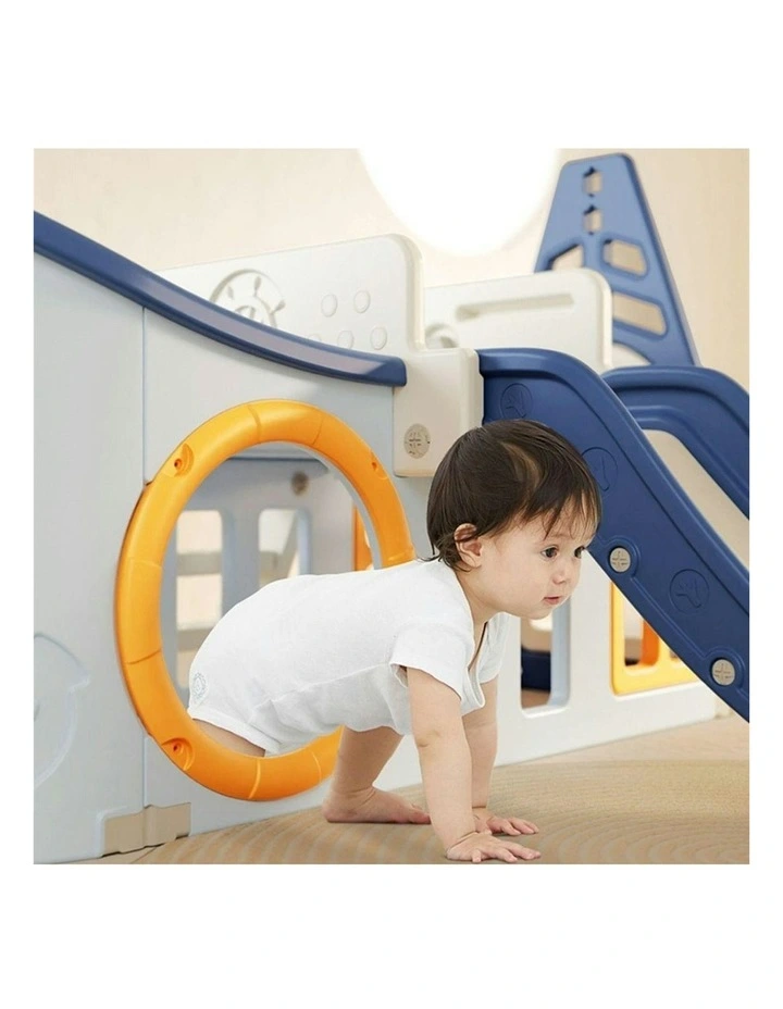 Hunter Pirate Ship Baby Slider Play Center in Blue image 6