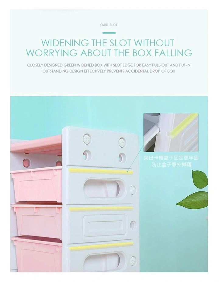 Hannah Combined Storage Unit in Pink image 3
