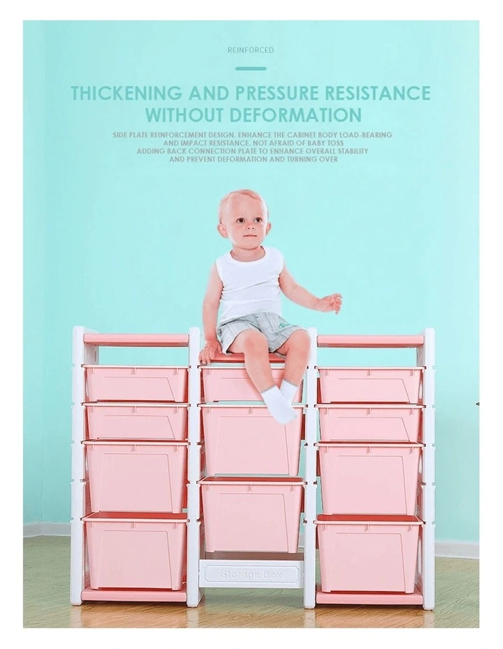 Hannah Combined Storage Unit in Pink image 4