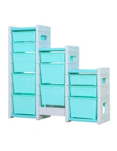 Hannah Combined Storage Unit in Blue