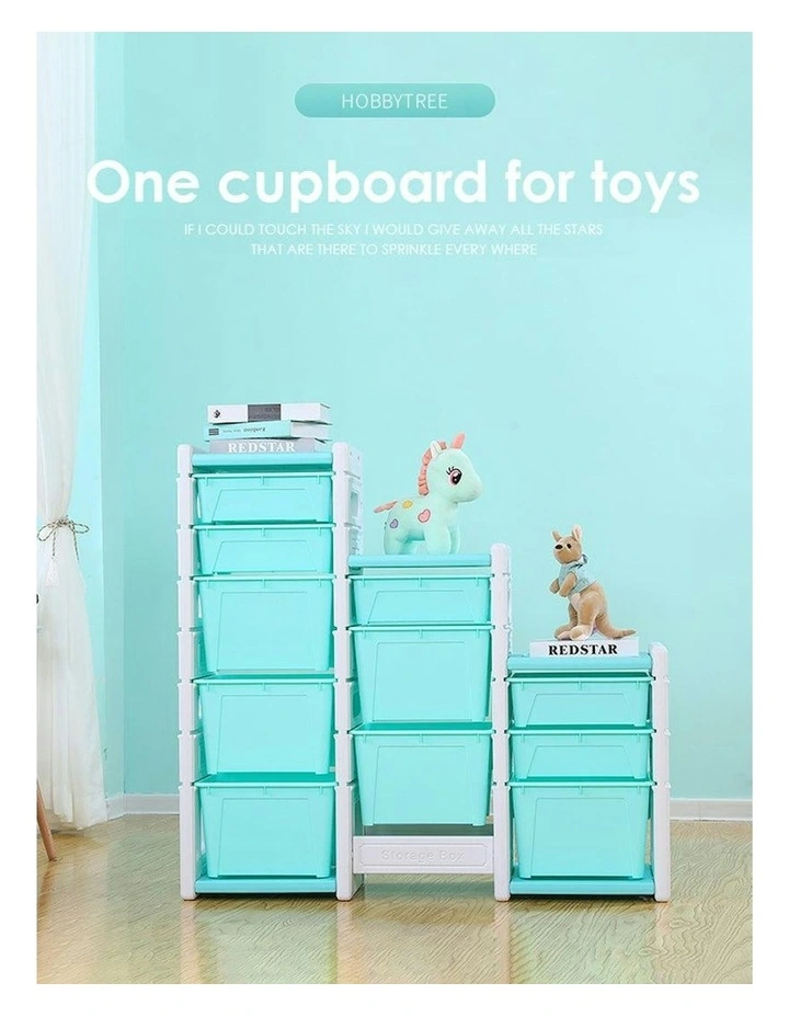 Hannah Combined Storage Unit in Blue image 4