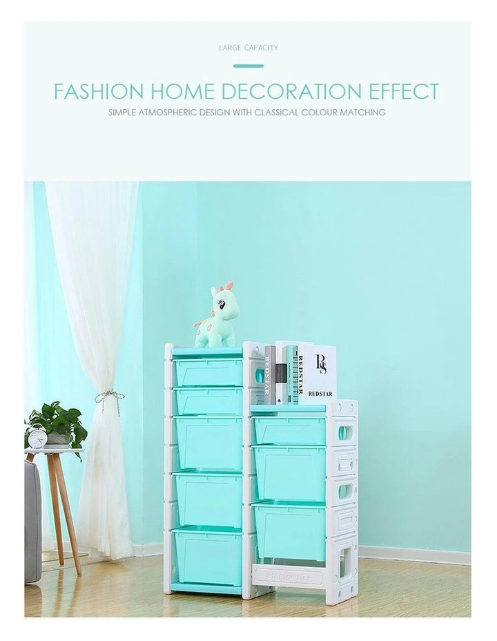 Hannah Combined Storage Unit in Blue image 6