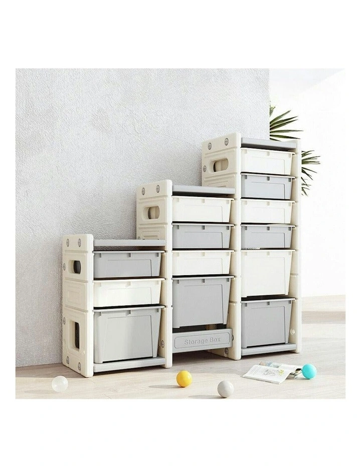 Hannah Combined Storage Unit in Grey image 1