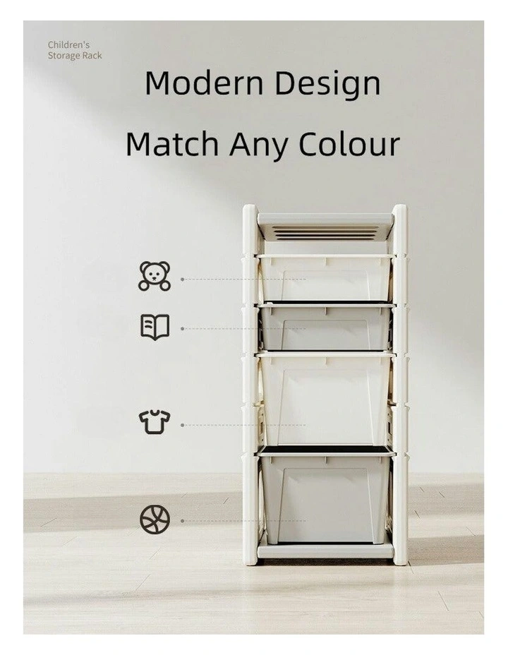 Hannah Combined Storage Unit in Grey image 5