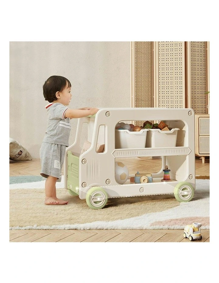 Caroline Walking Bus with Lego Plate in Green image 7