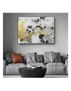Modern Abstract Oil Hand Painted Wall Art With Frame 017 in Multi