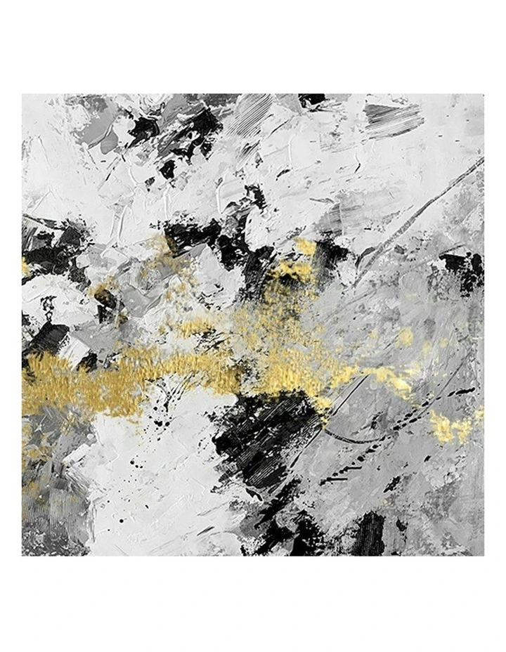 Modern Abstract Oil Hand Painted Wall Art With Frame 017 in Multi image 5