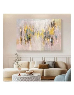 Modern Abstract Oil Hand Painted Wall Art With Frame 018 in Multi