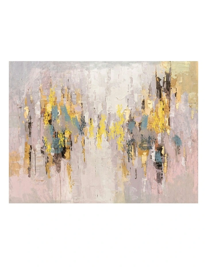 Modern Abstract Oil Hand Painted Wall Art With Frame 018 in Multi image 5