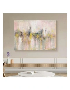 Modern Abstract Oil Hand Painted Wall Art With Frame 019 in Multi