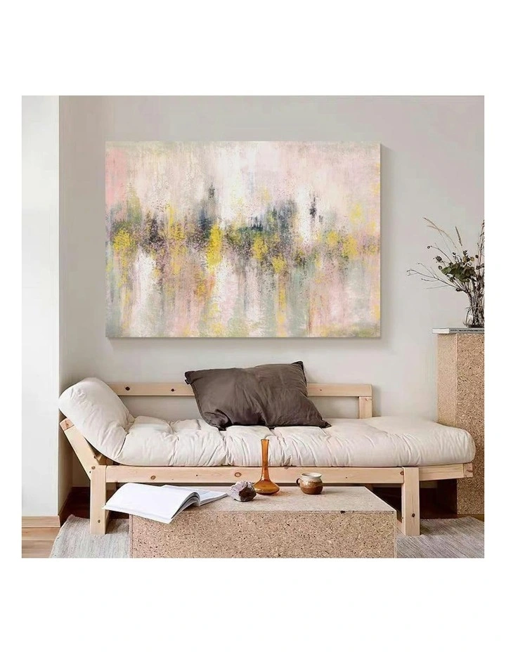 Modern Abstract Oil Hand Painted Wall Art With Frame 019 in Multi image 2