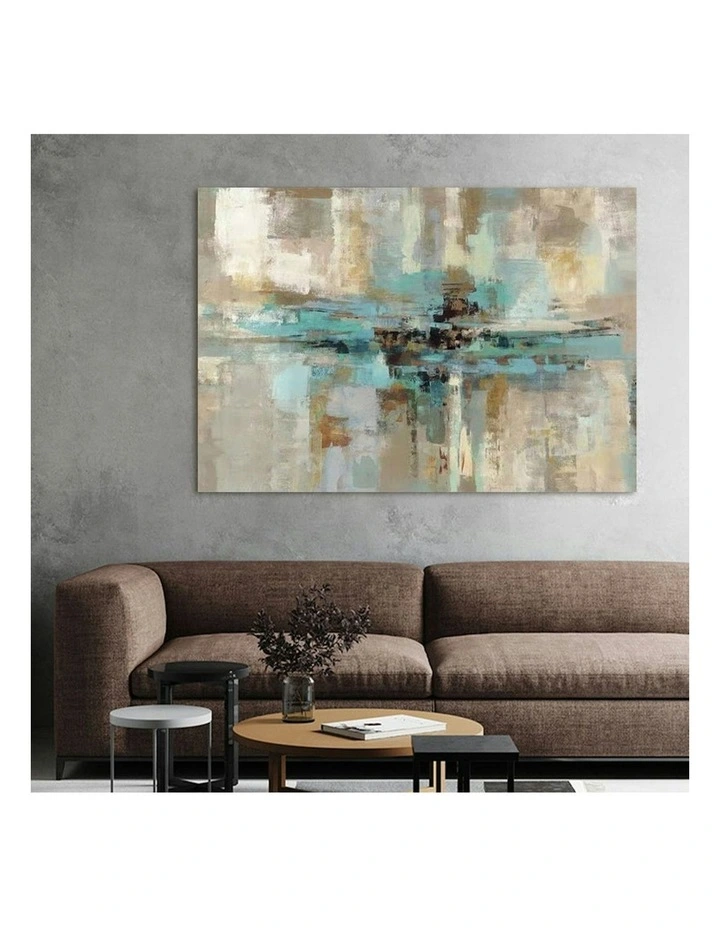 Modern Abstract Oil Hand Painted Wall Art With Frame 020 in Multi image 3