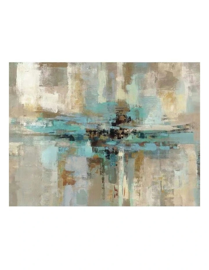 Modern Abstract Oil Hand Painted Wall Art With Frame 020 in Multi image 4